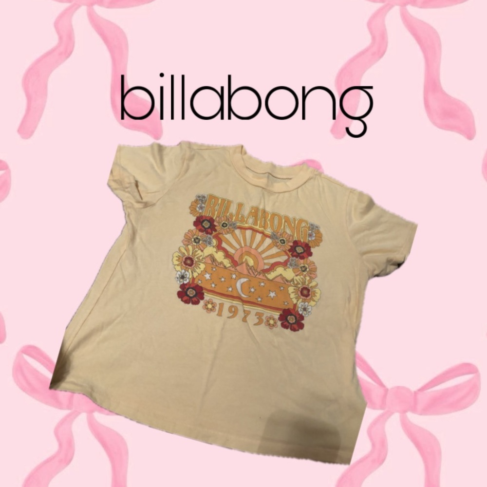 billabong baby tee- size medium